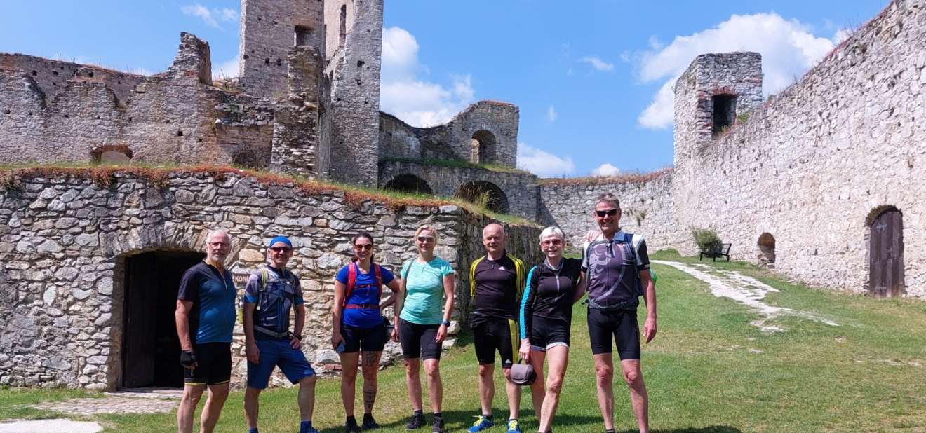 Alpenverein unterwegs in CZ von Susice zur Burg Rabi