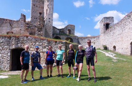 Alpenverein unterwegs in CZ von Susice zur Burg Rabi
