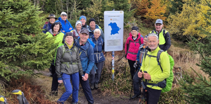 DAV unterwegs bei unbekannten Felsformationen am Dreiländereck