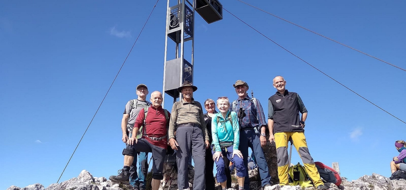DAV-Ortsgruppe im Toten Gebirge - auf der „Schlafenden Griechin“ 