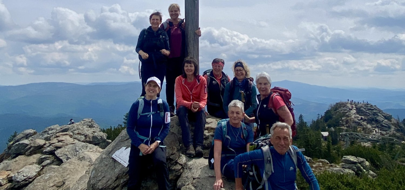 Drei-Gipfel-Tour im Bayerischen Wald der OG Freyung